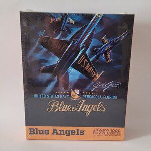 Blue Angels 1000-Piece Americana Jigsaw Puzzle U.S. Navy Aviation Theme